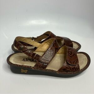 Alegria Verona sandals embossed leather size 37